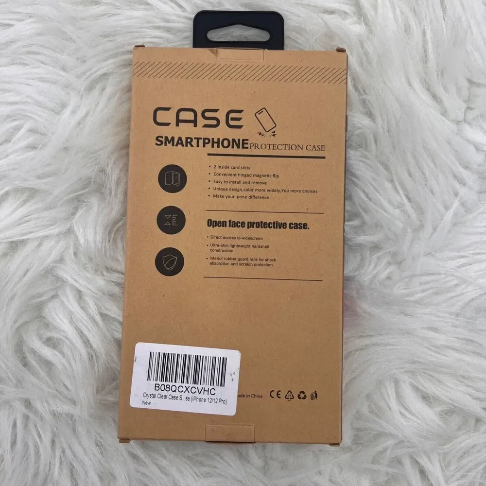 Crystal Clear Smartphone Case For iPhone 12/12‎ Pro  Slim & Durable Protection